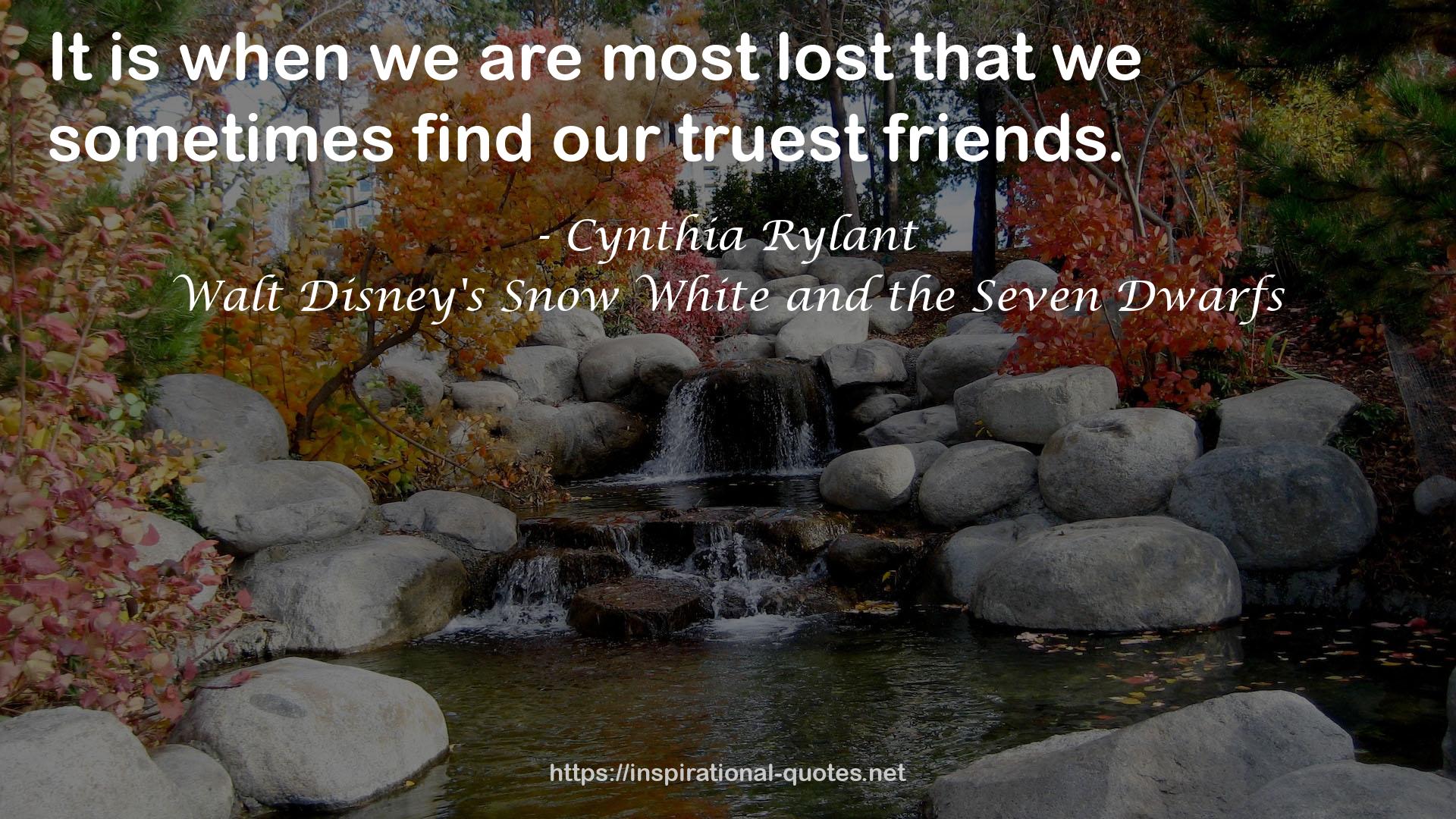 Walt Disney's Snow White and the Seven Dwarfs QUOTES