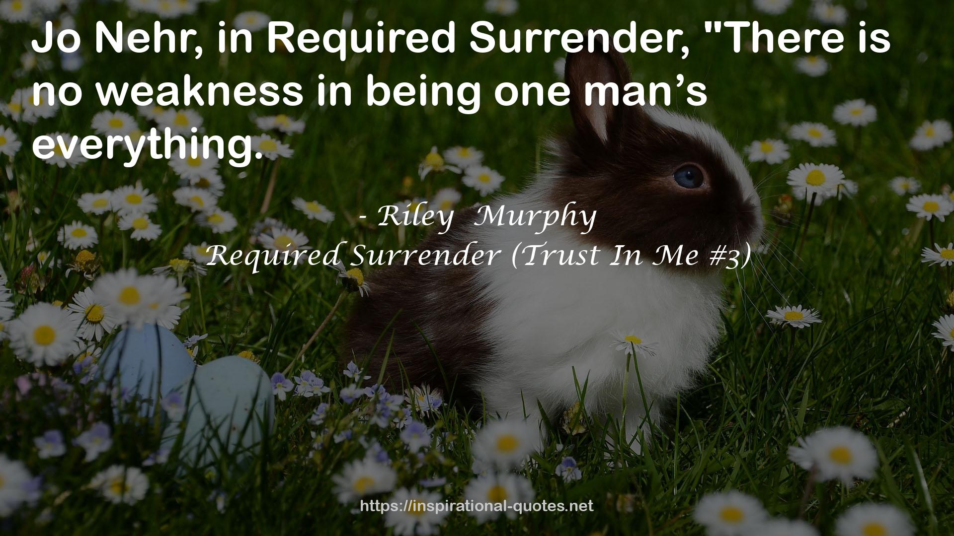 Required Surrender (Trust In Me #3) QUOTES