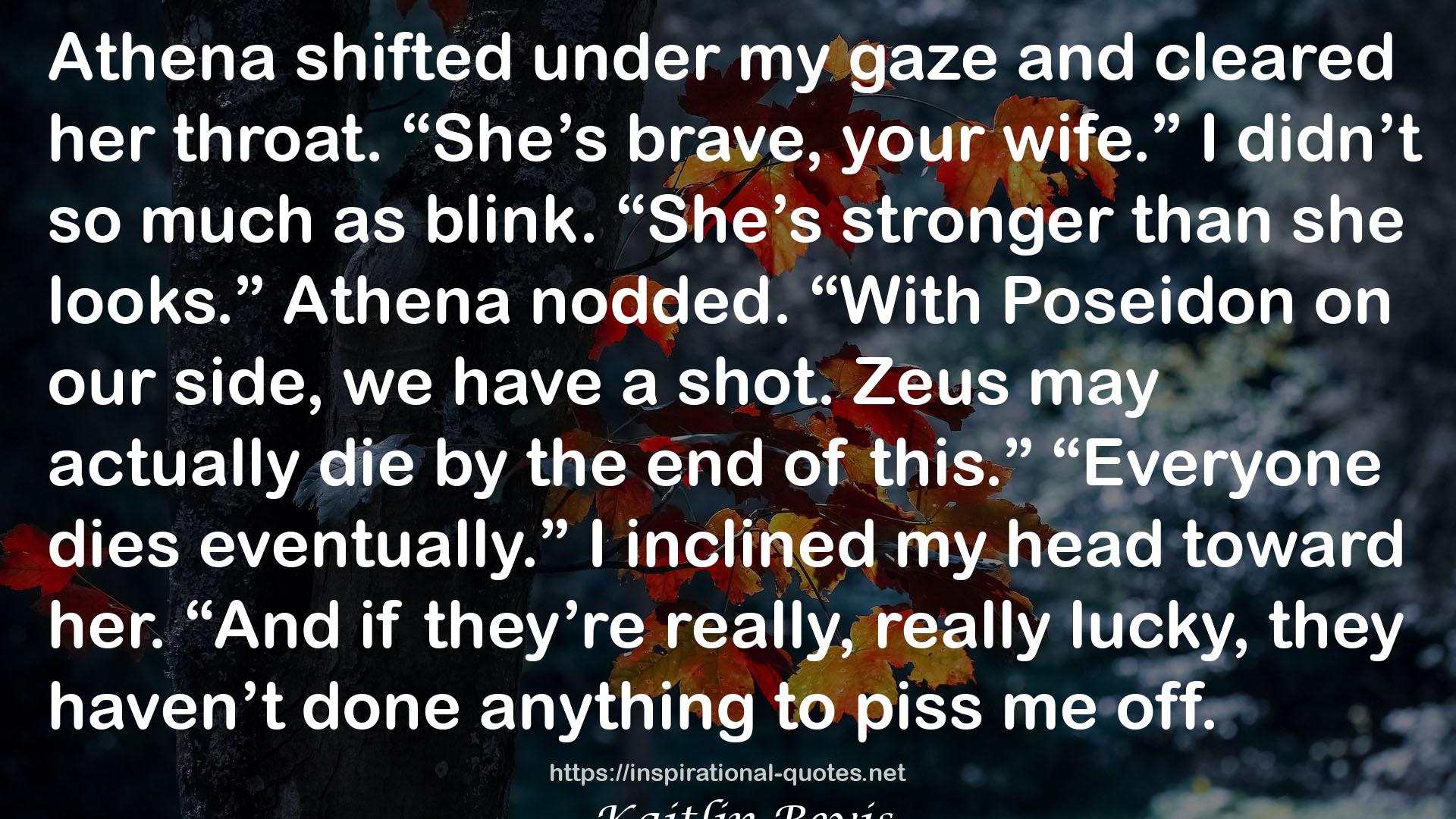 The Iron Queen (Daughters of Zeus, #3) QUOTES