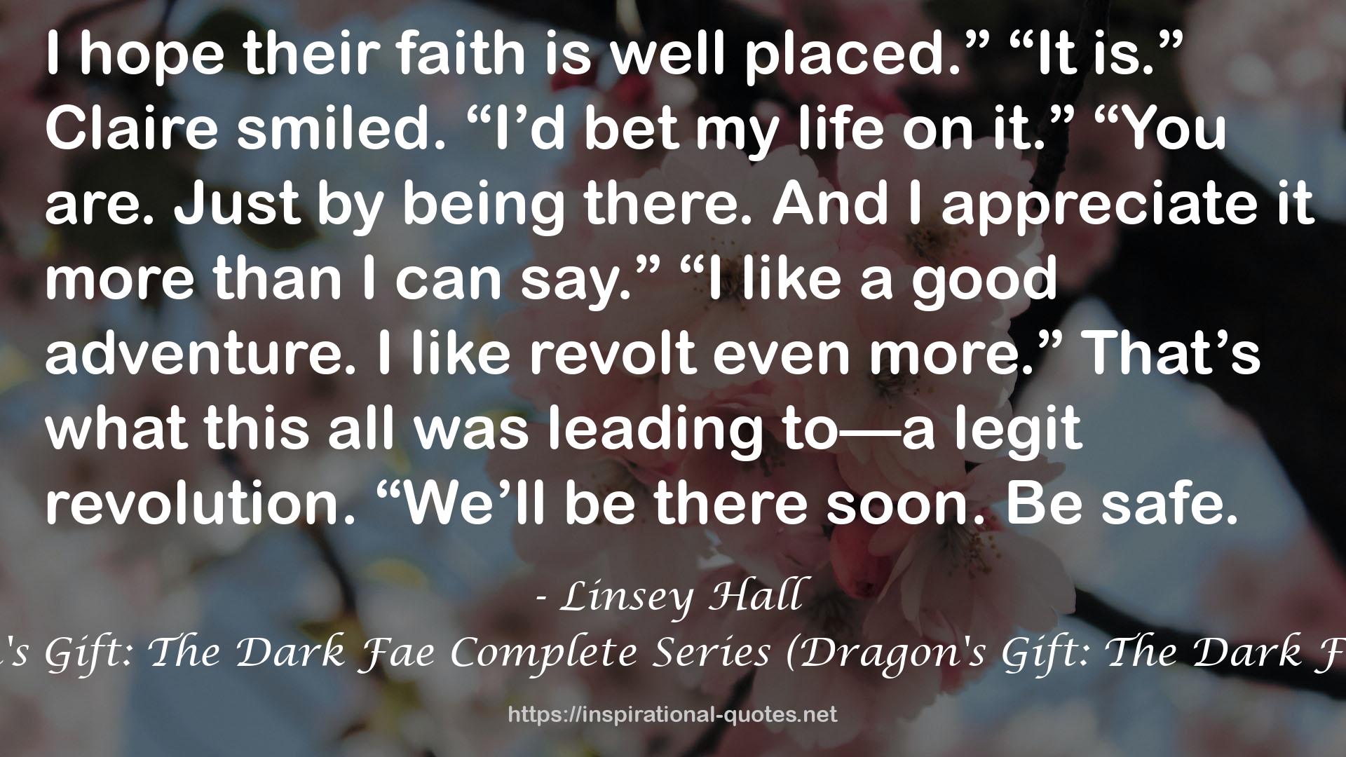 Dragon's Gift: The Dark Fae Complete Series (Dragon's Gift: The Dark Fae, #1-5) QUOTES