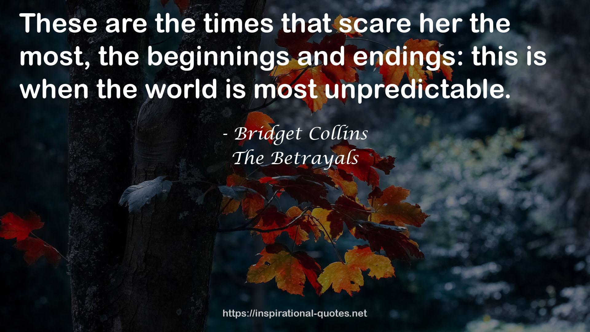 The Betrayals QUOTES