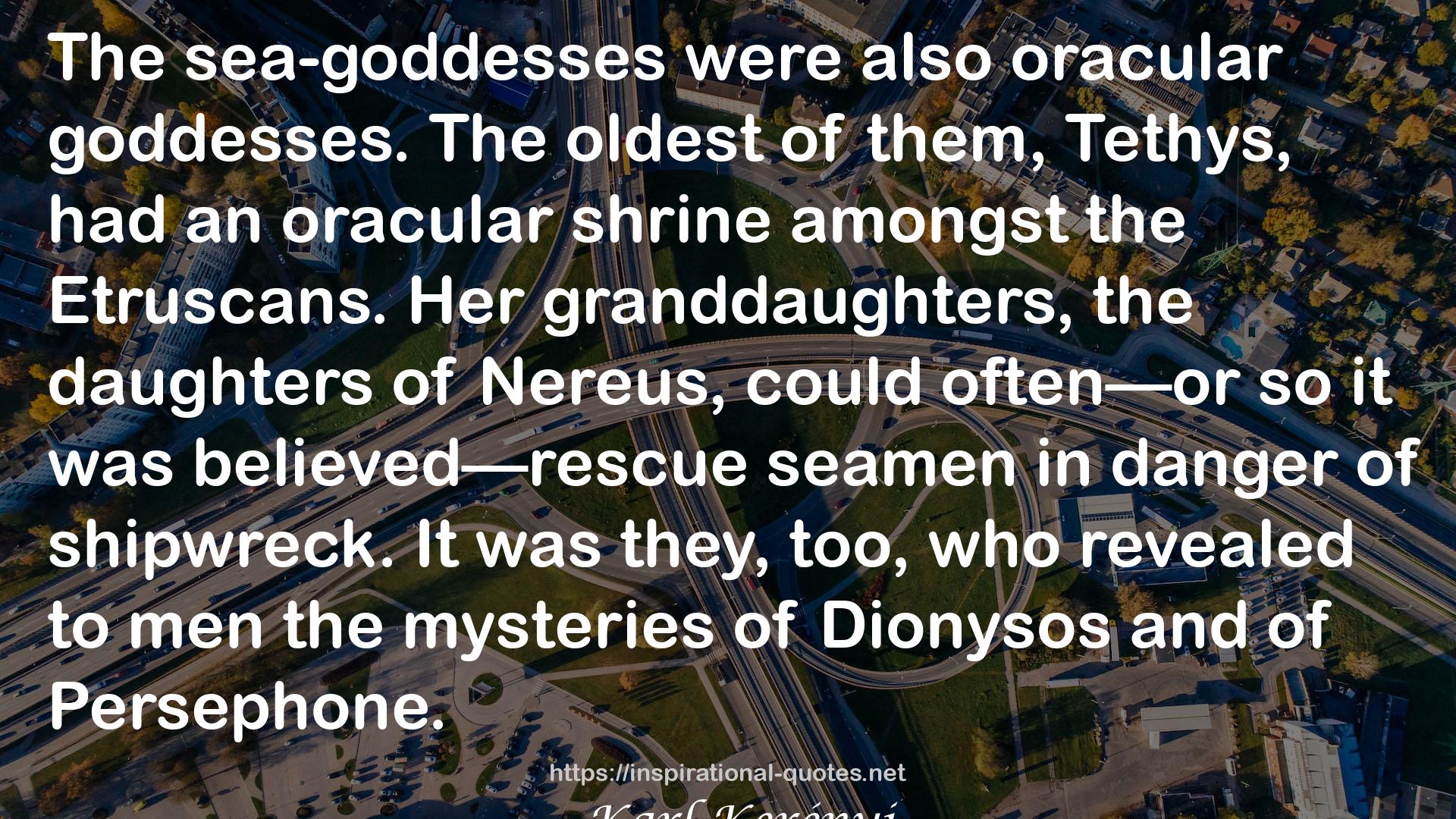 The Gods of the Greeks QUOTES