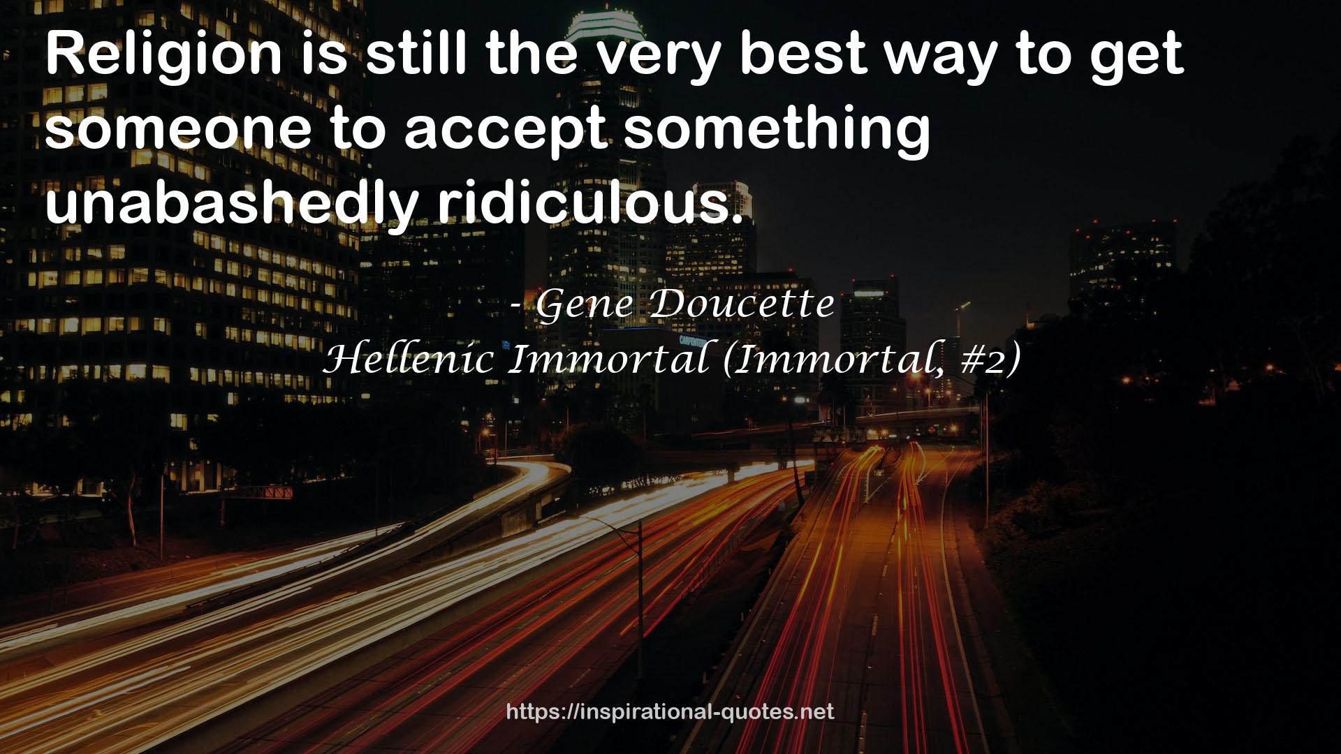 Hellenic Immortal (Immortal, #2) QUOTES