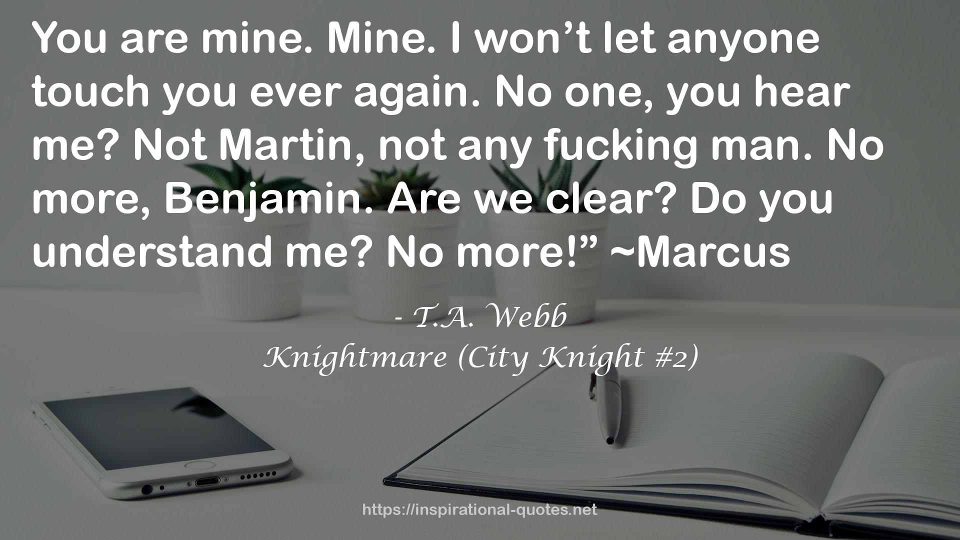 Knightmare (City Knight #2) QUOTES