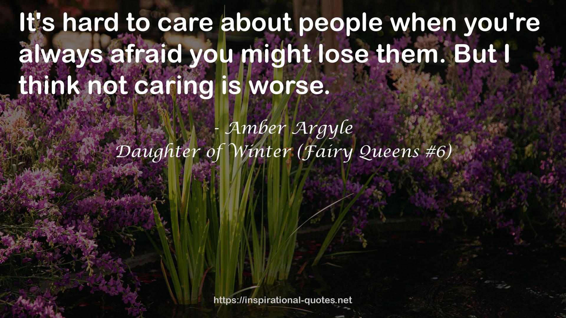 Daughter of Winter (Fairy Queens #6) QUOTES