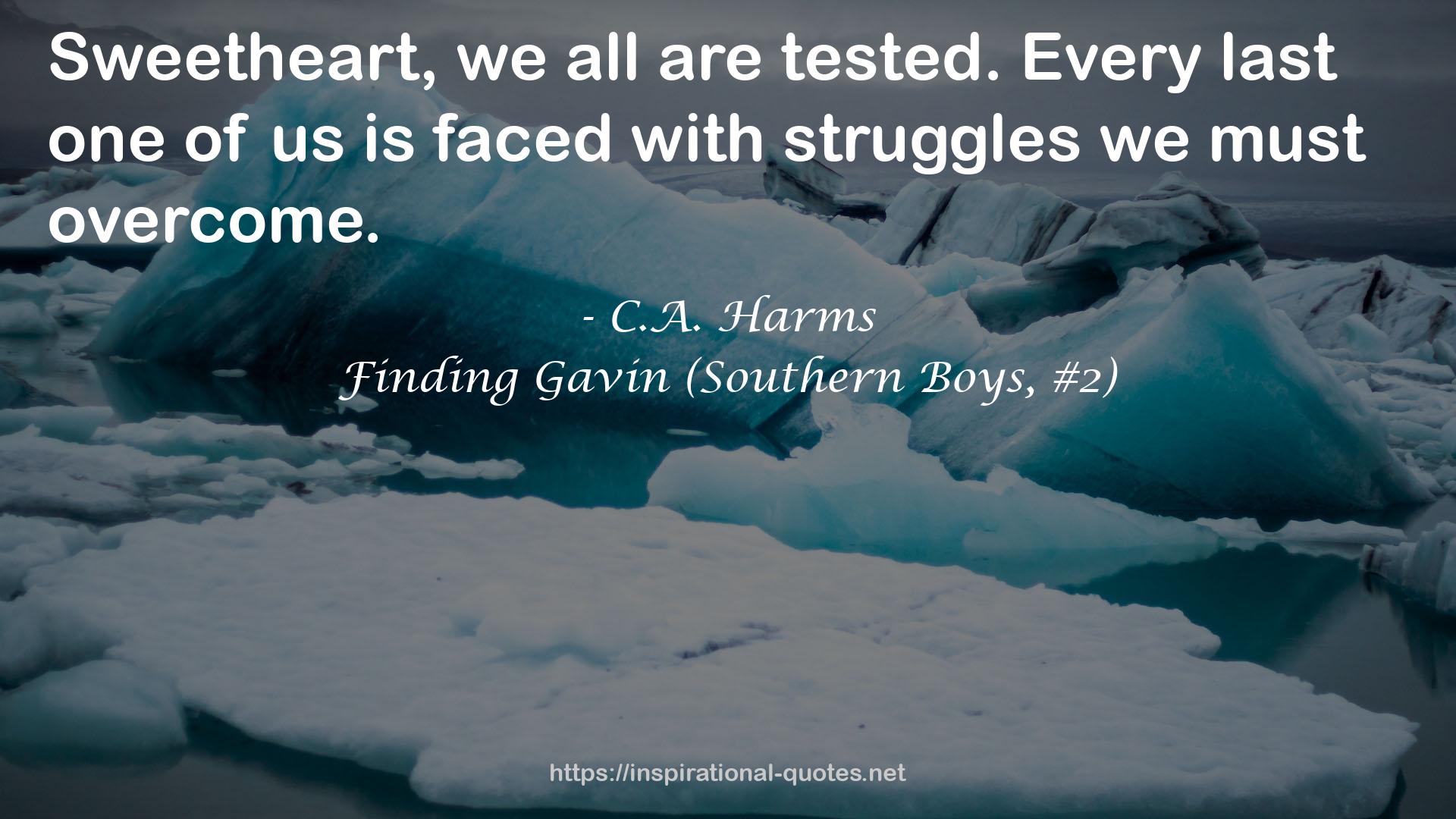 Finding Gavin (Southern Boys, #2) QUOTES