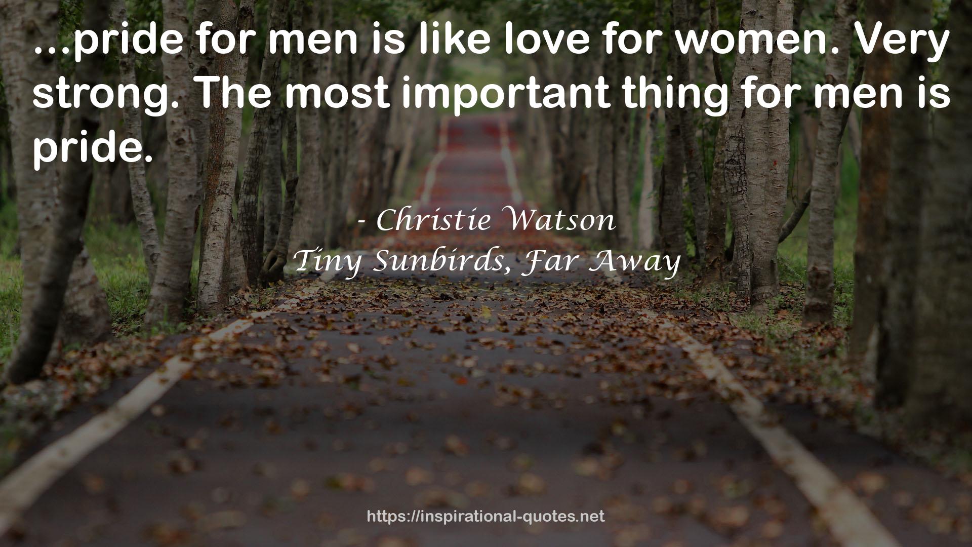 Christie Watson QUOTES