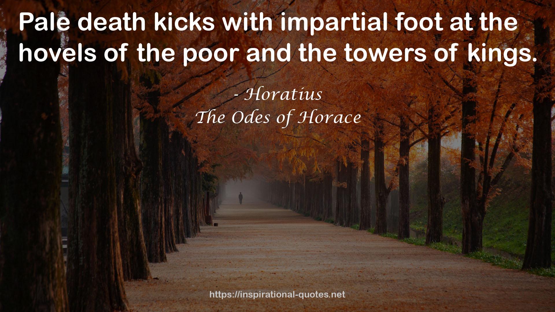 The Odes of Horace QUOTES