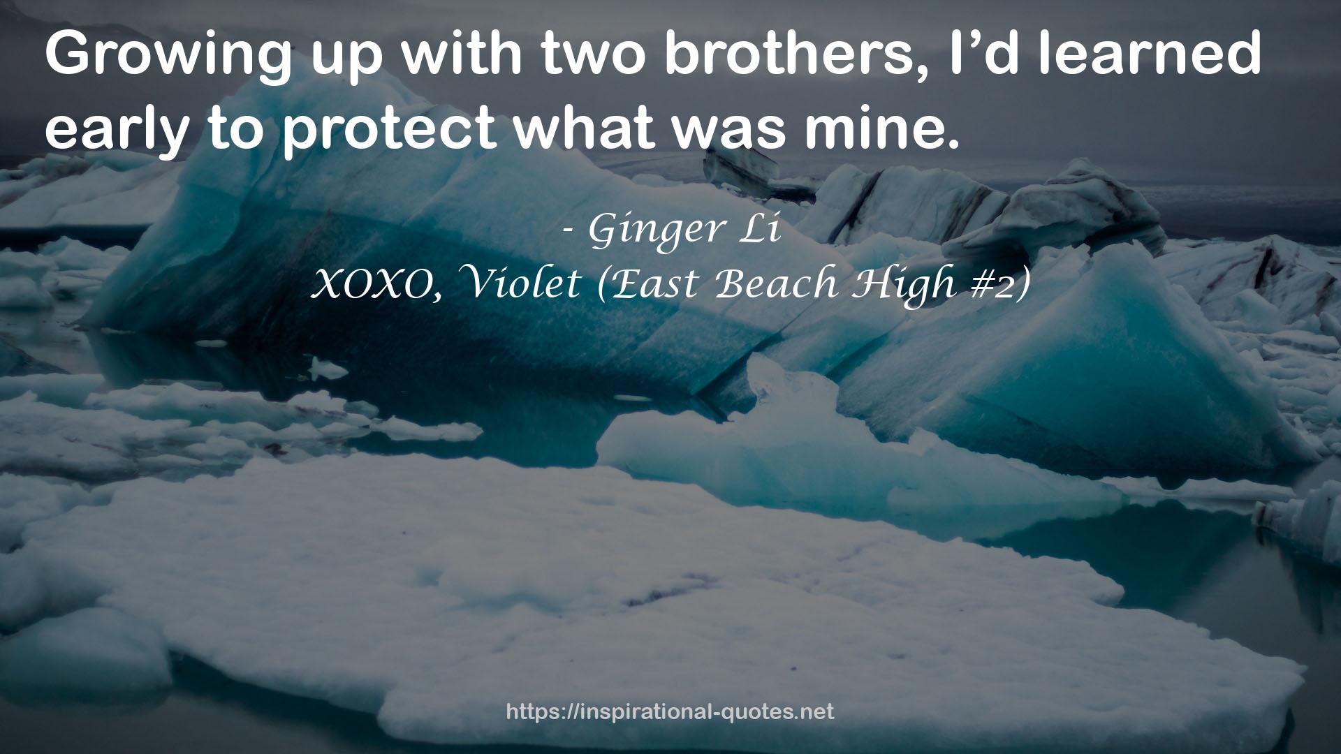 XOXO, Violet (East Beach High #2) QUOTES