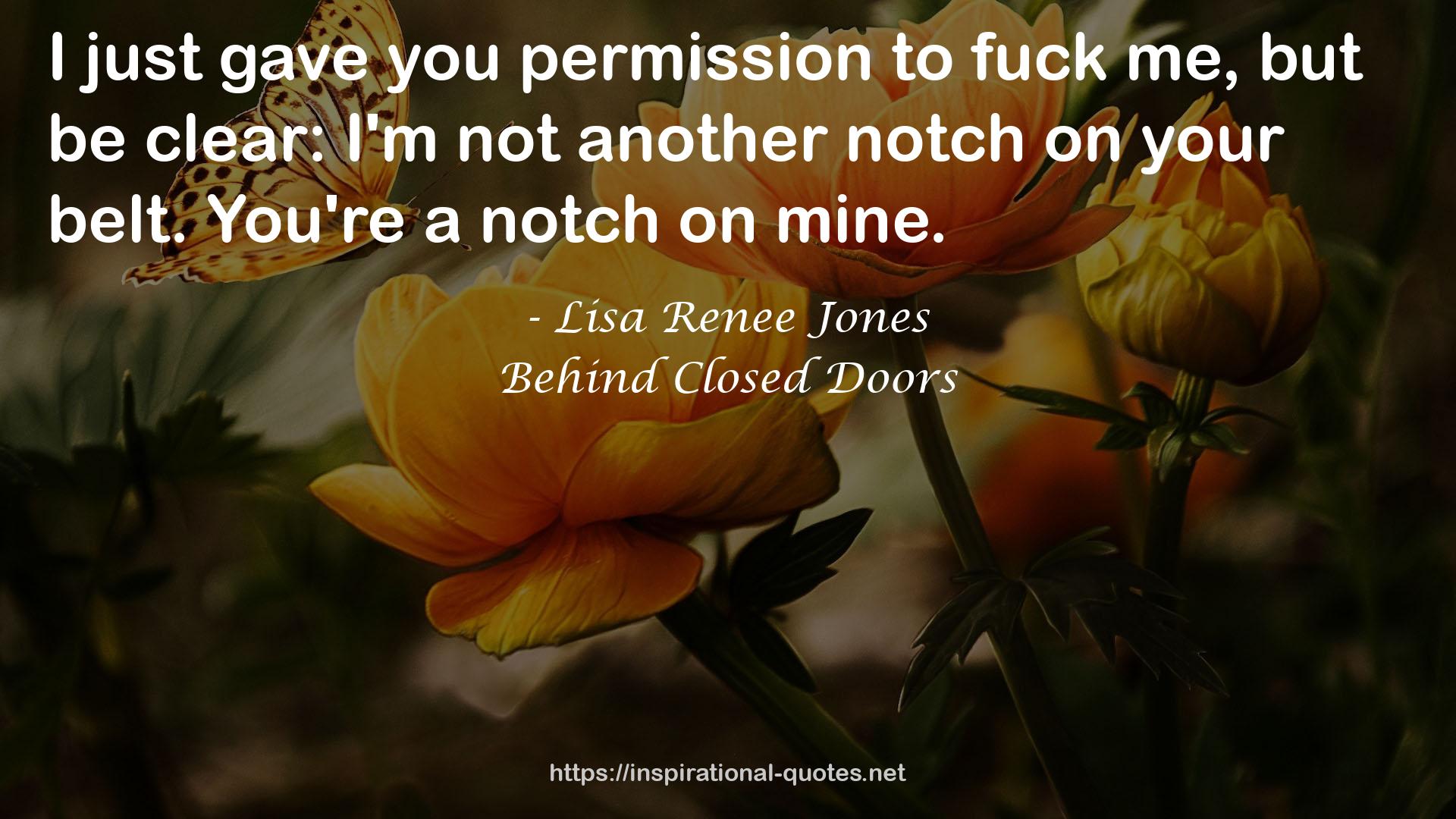 Behind Closed Doors QUOTES