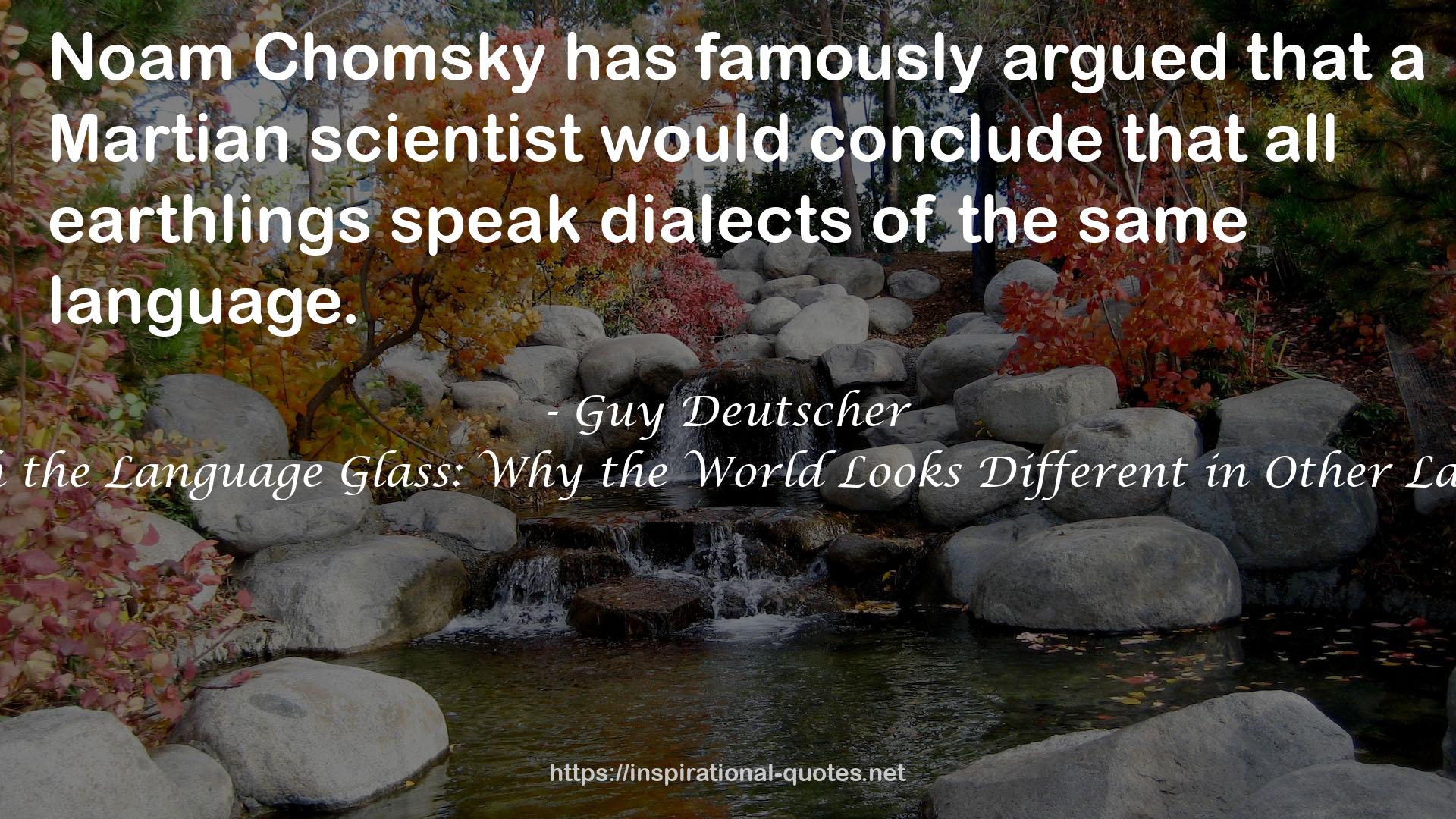 Guy Deutscher QUOTES