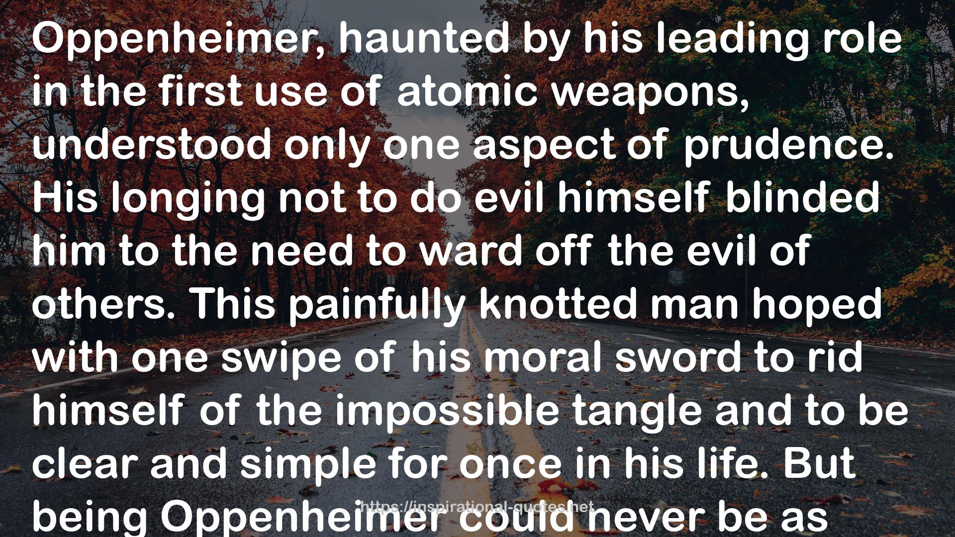 Oppenheimer  QUOTES