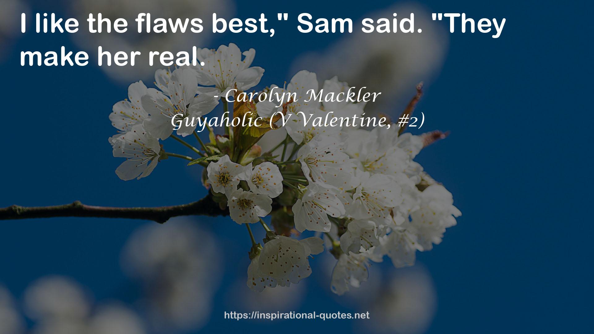 Guyaholic (V Valentine, #2) QUOTES