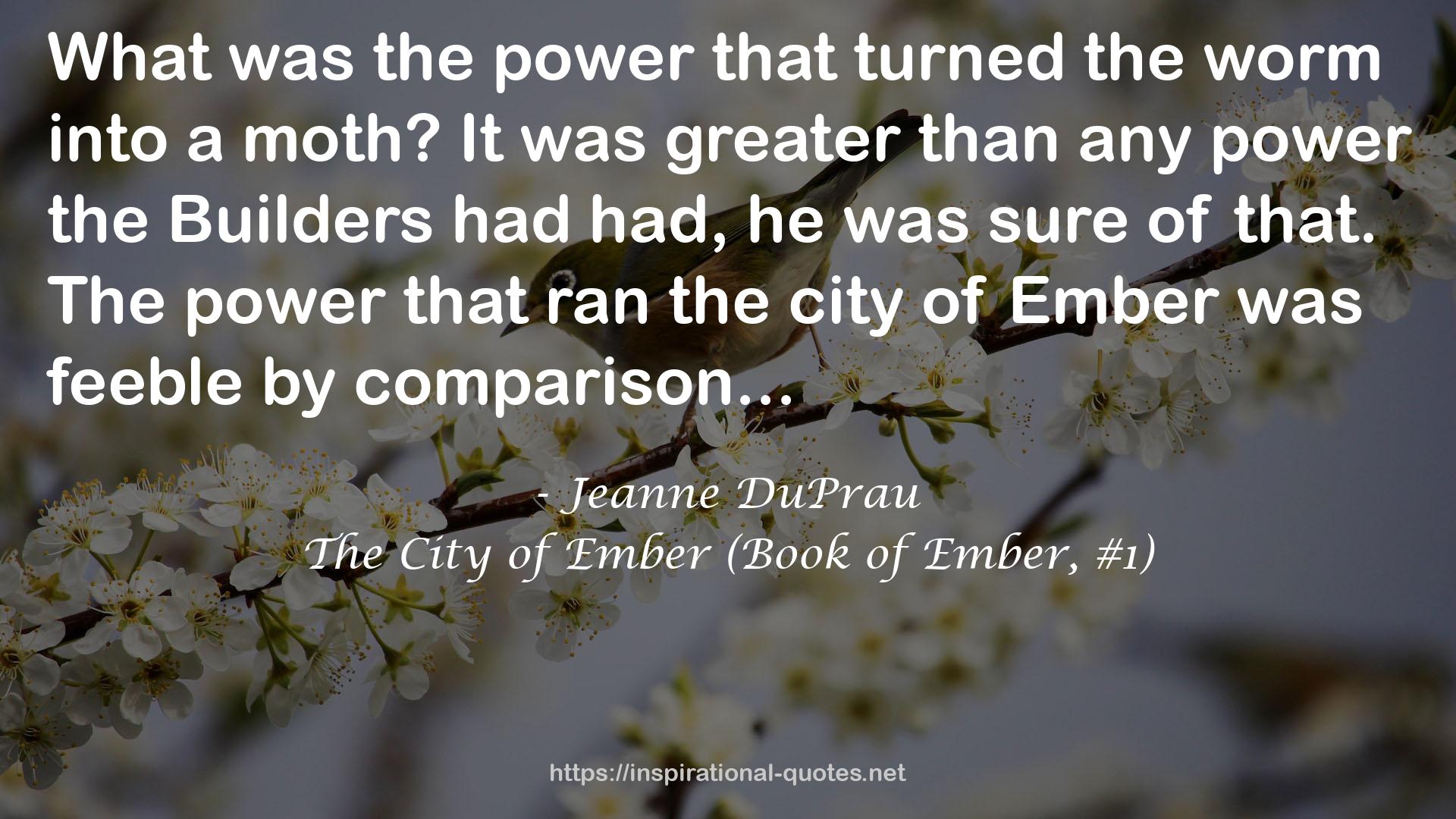 The City of Ember (Book of Ember, #1) QUOTES