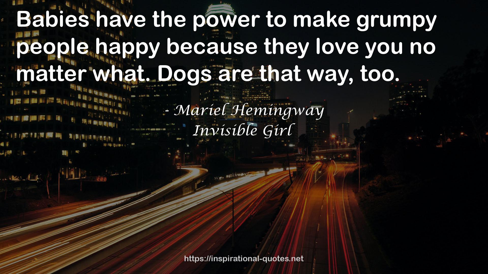 Mariel Hemingway QUOTES