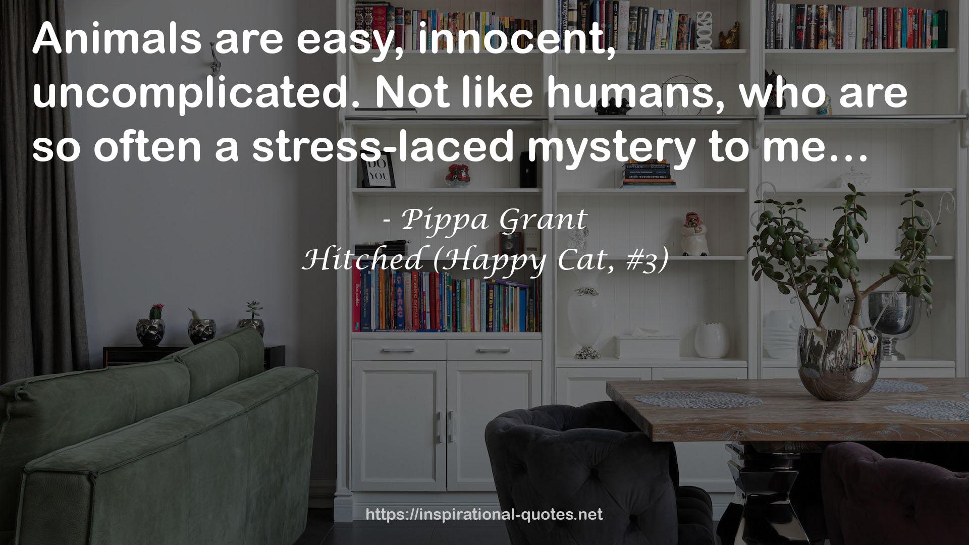 Hitched (Happy Cat, #3) QUOTES