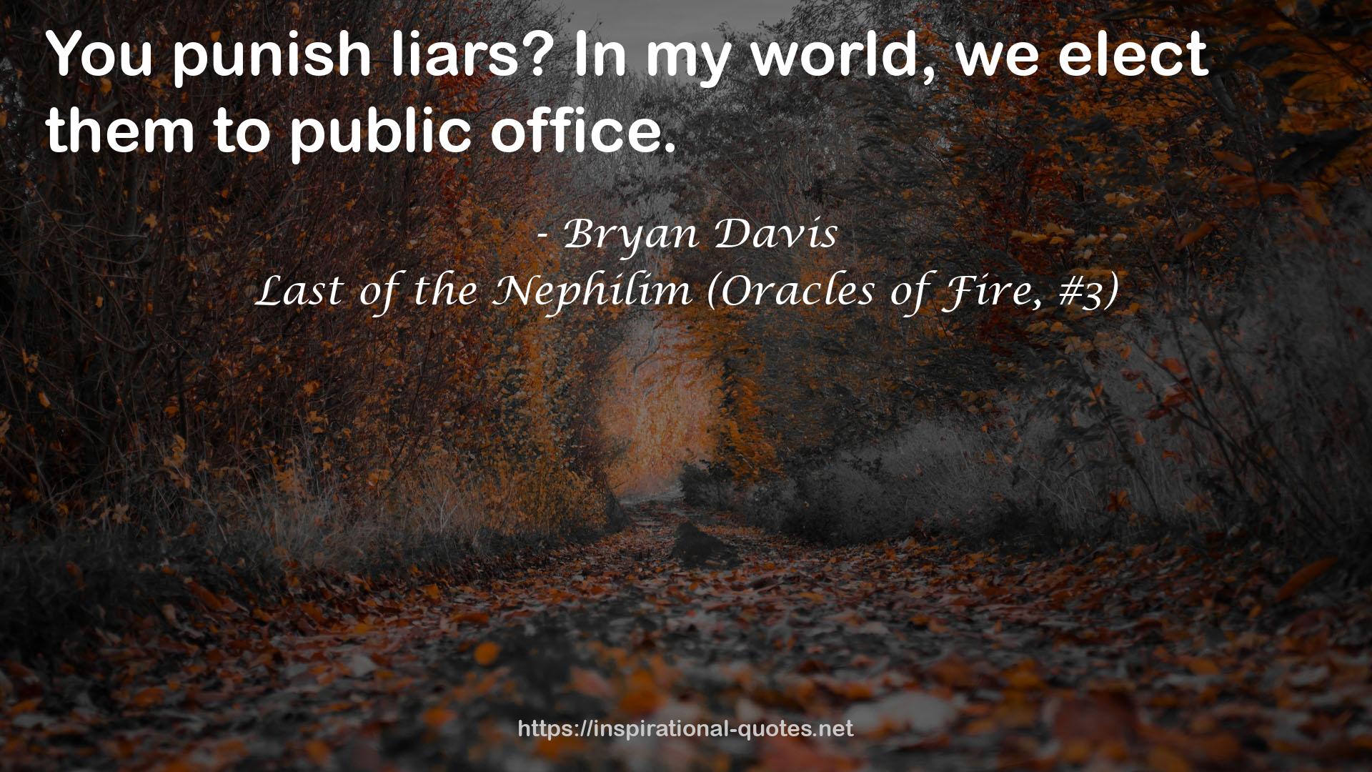 Last of the Nephilim (Oracles of Fire, #3) QUOTES