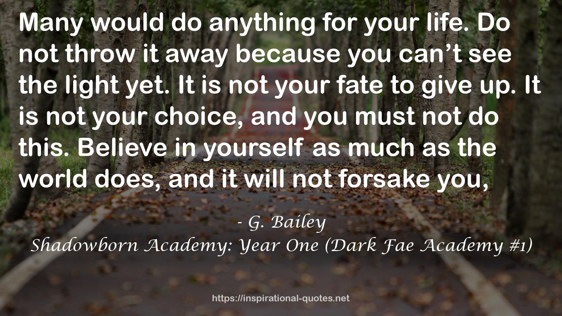 Shadowborn Academy: Year One (Dark Fae Academy #1) QUOTES