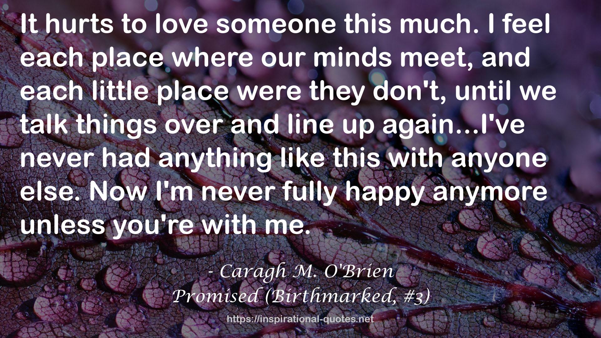 Promised (Birthmarked, #3) QUOTES