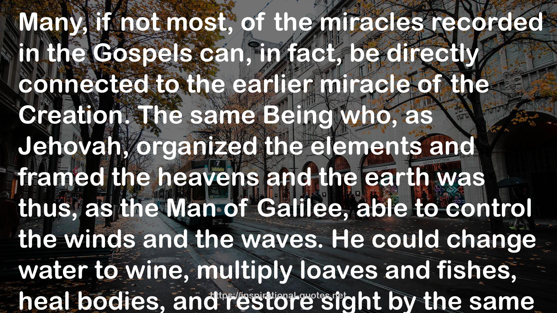 The Miracles of Jesus QUOTES