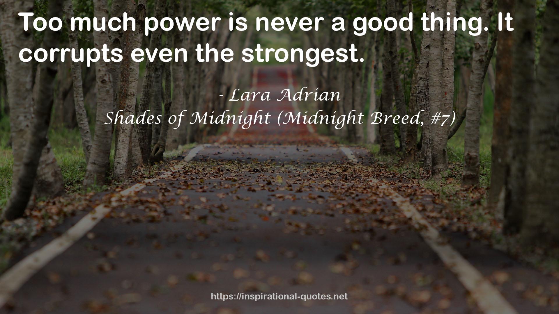 Shades of Midnight (Midnight Breed, #7) QUOTES