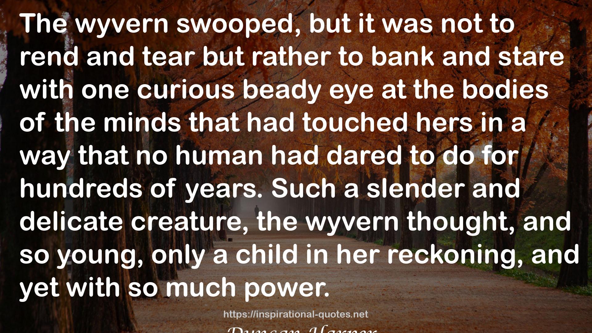 The wyvern  QUOTES