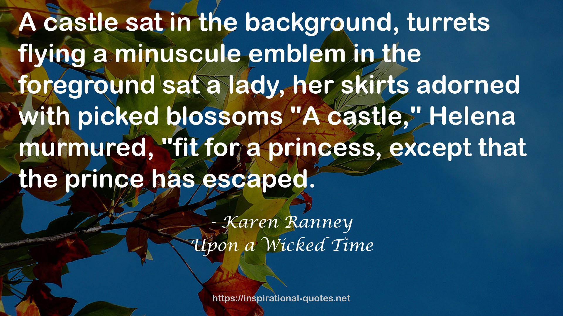 Upon a Wicked Time QUOTES