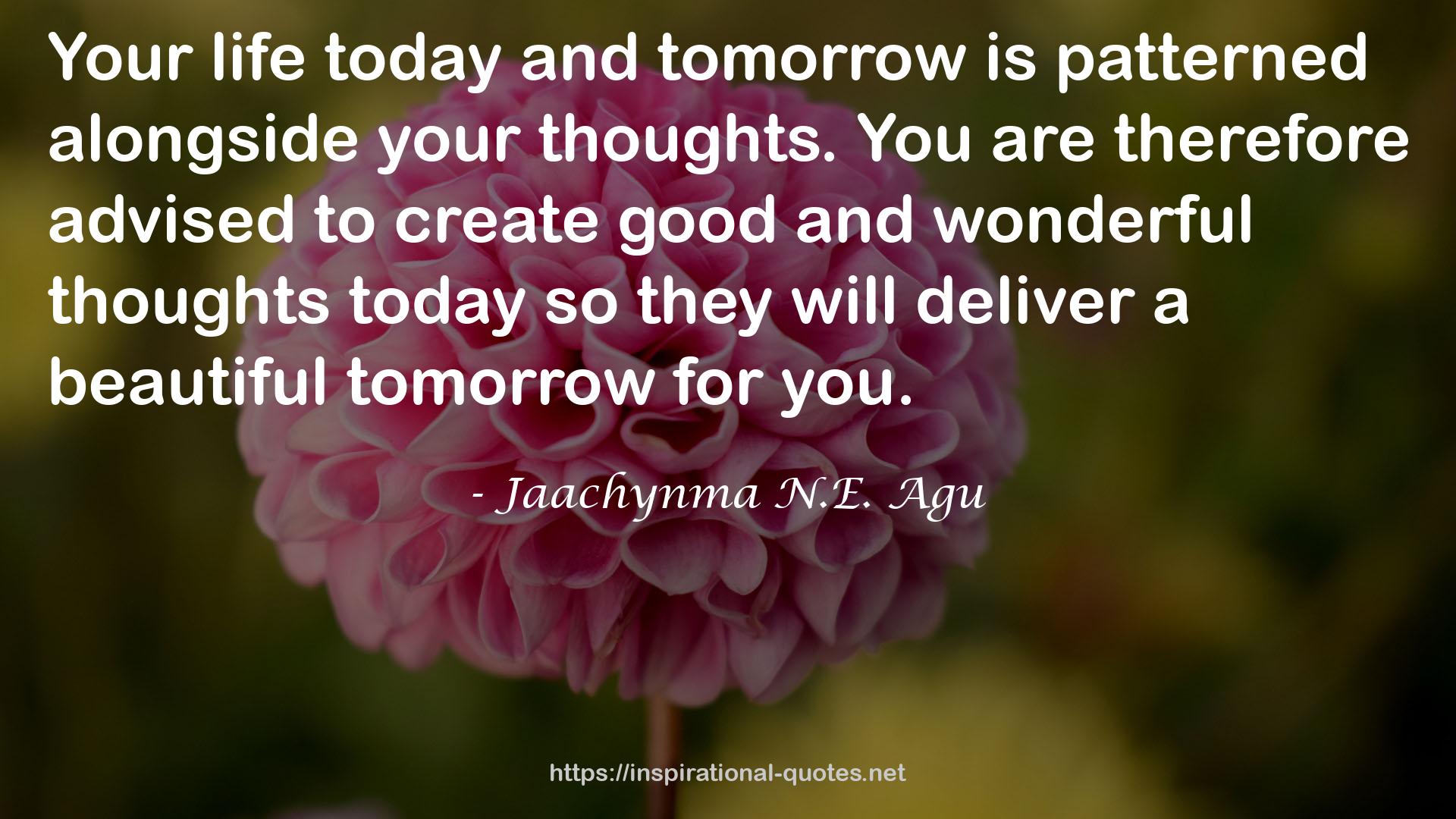 a beautiful tomorrow  QUOTES