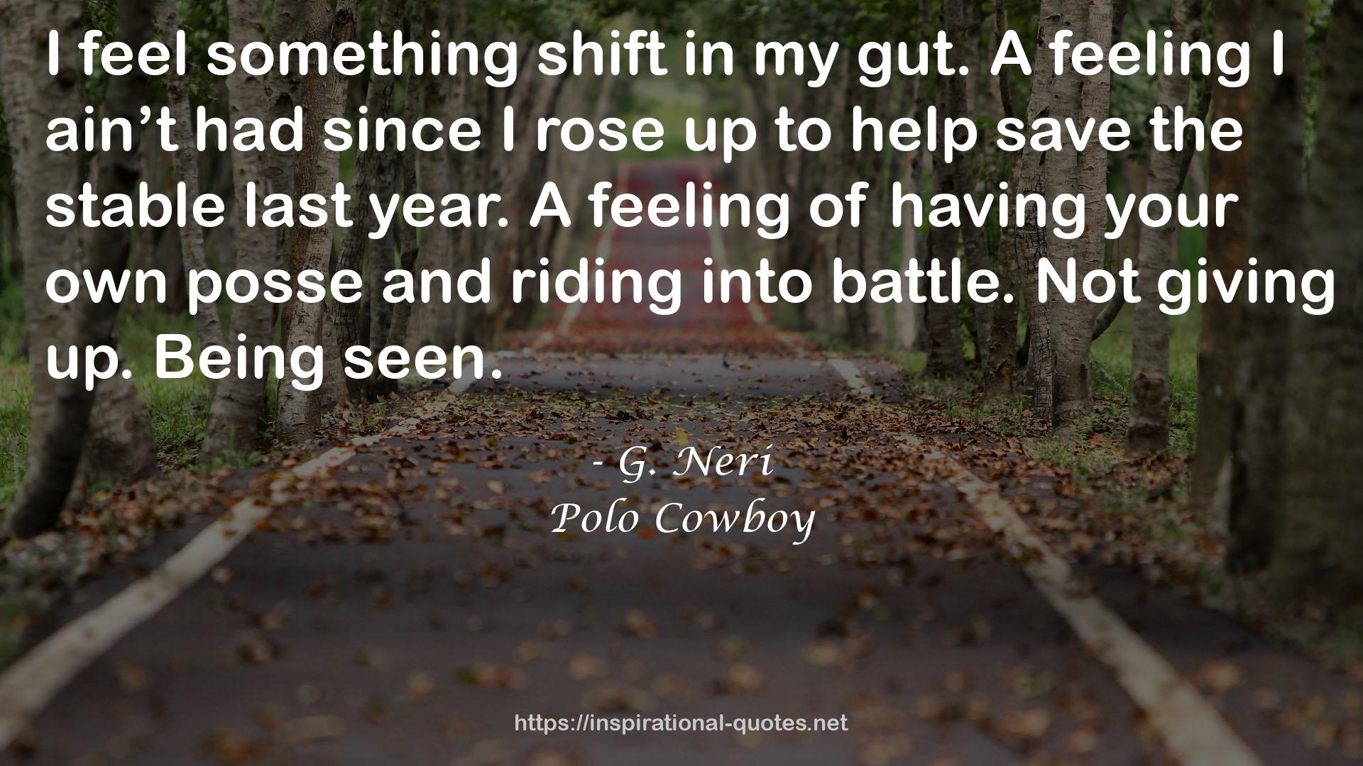 Polo Cowboy QUOTES