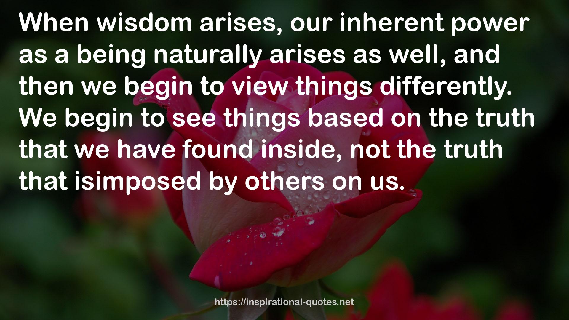 our inherent power  QUOTES