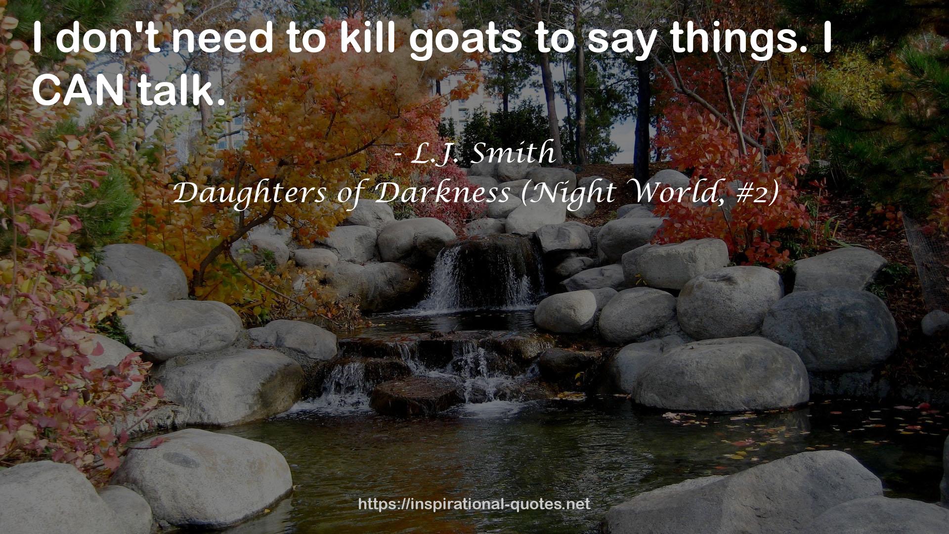 Daughters of Darkness (Night World, #2) QUOTES
