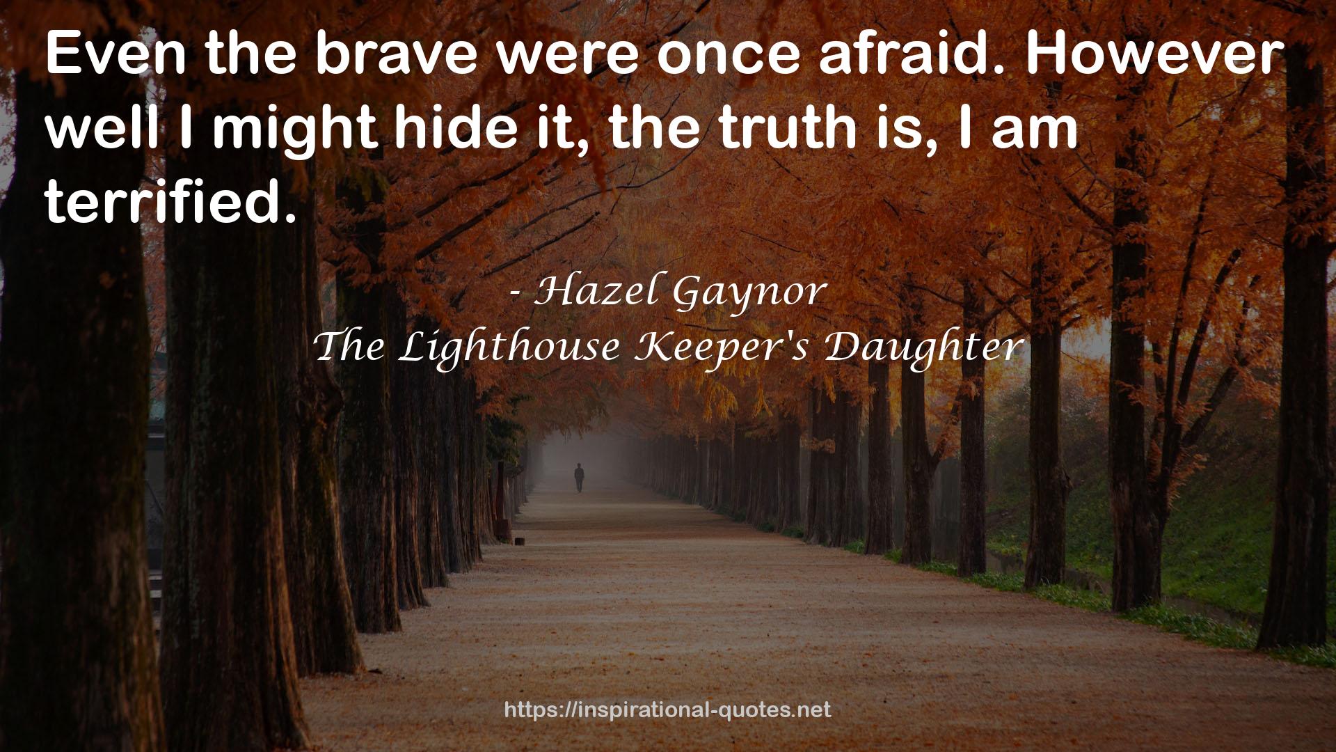The Lighthouse Keeper's Daughter QUOTES