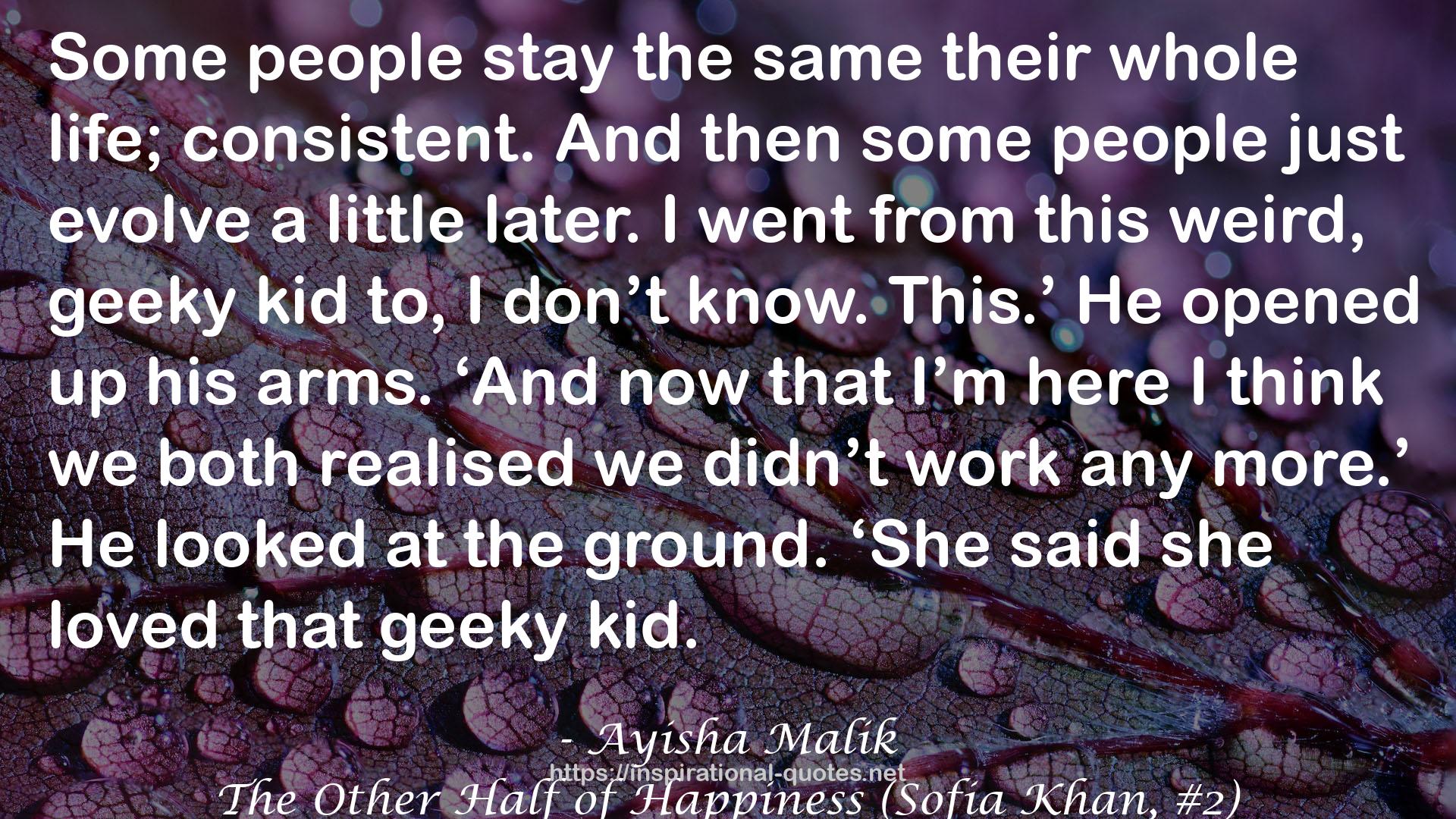 Ayisha Malik QUOTES