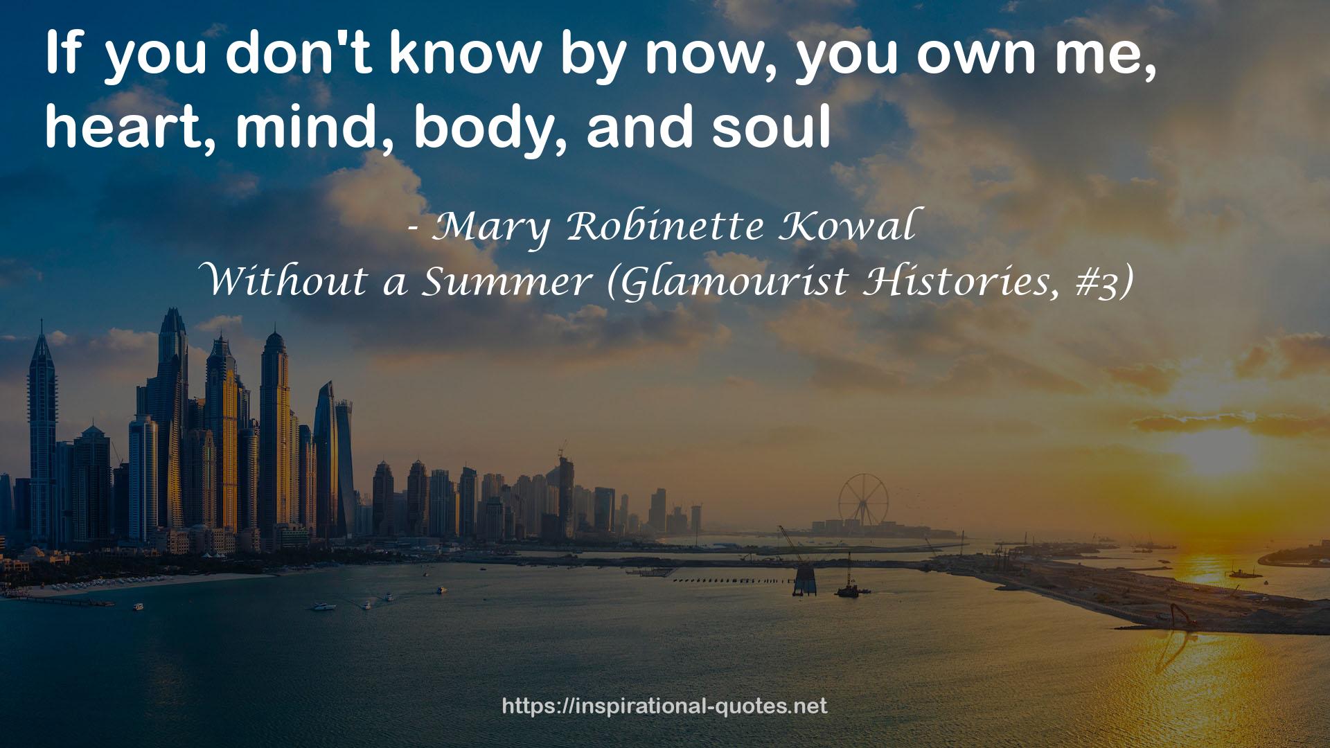 Without a Summer (Glamourist Histories, #3) QUOTES