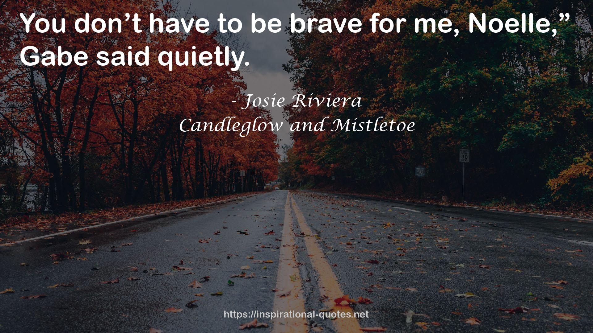 Candleglow and Mistletoe QUOTES