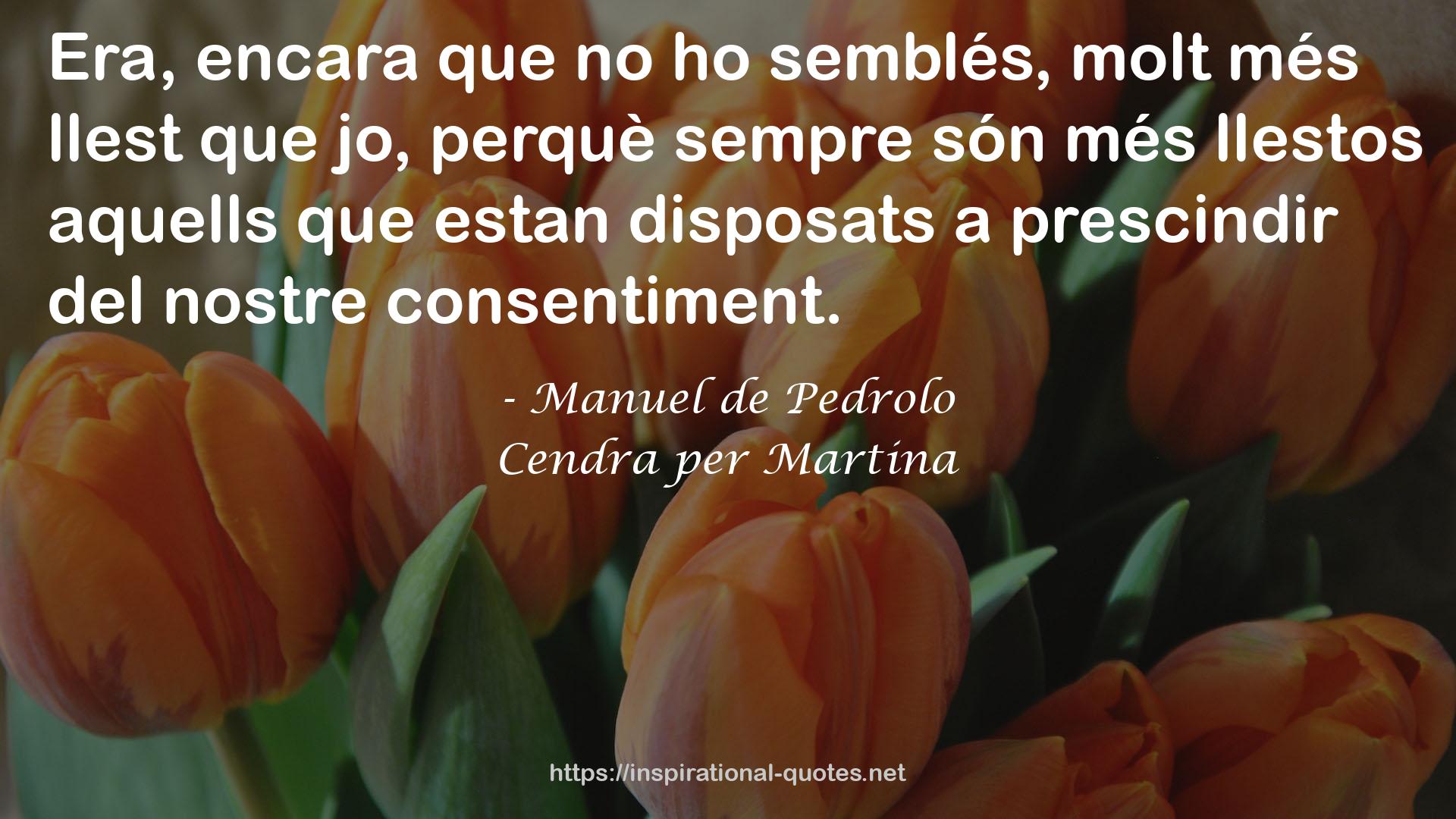 Cendra per Martina QUOTES