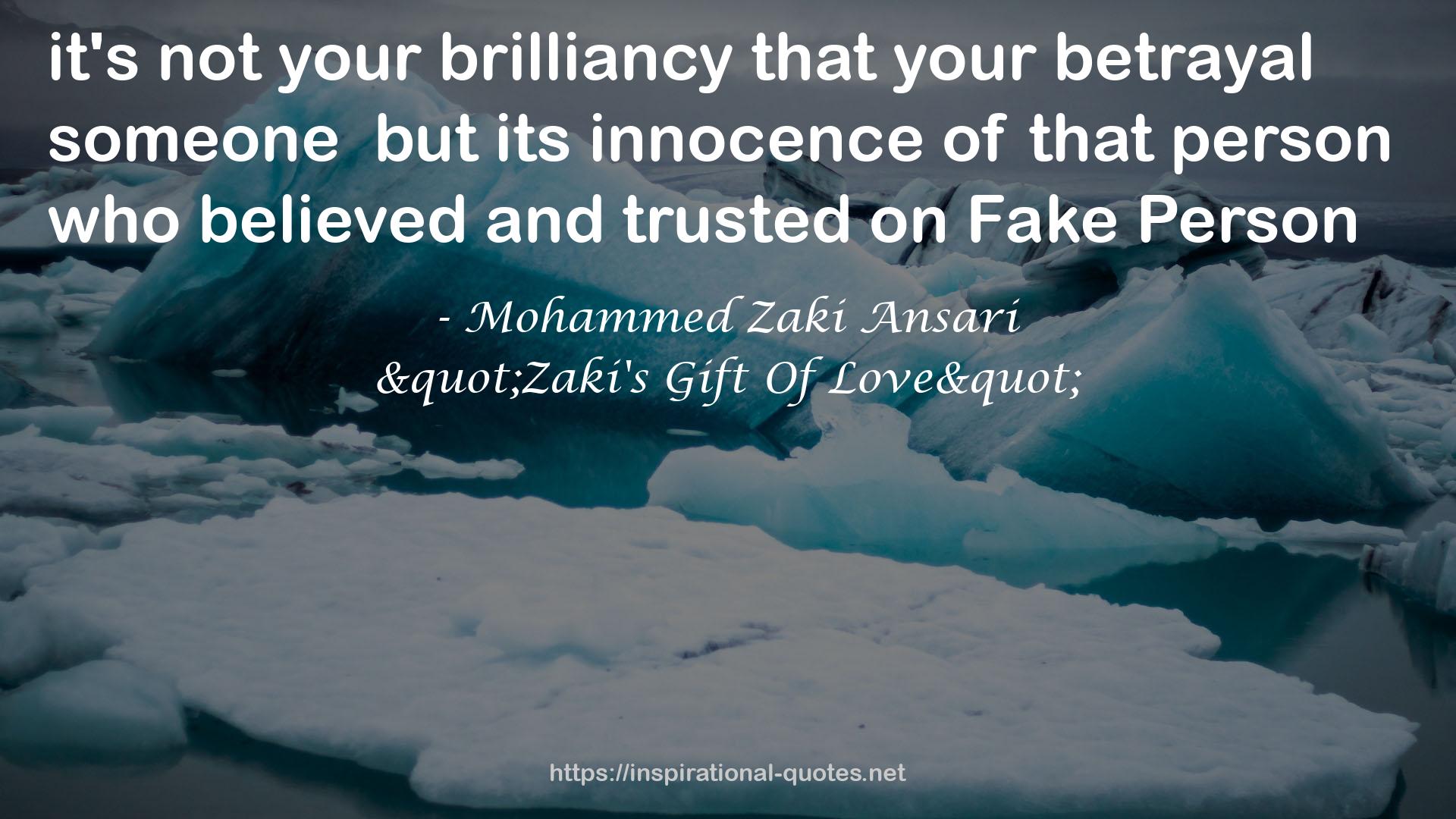 your brilliancy  QUOTES