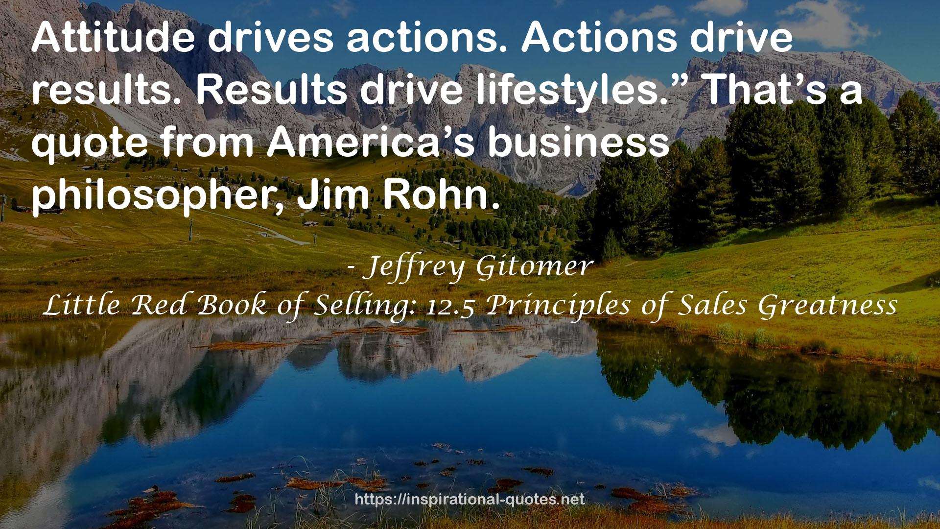 Little Red Book of Selling: 12.5 Principles of Sales Greatness QUOTES