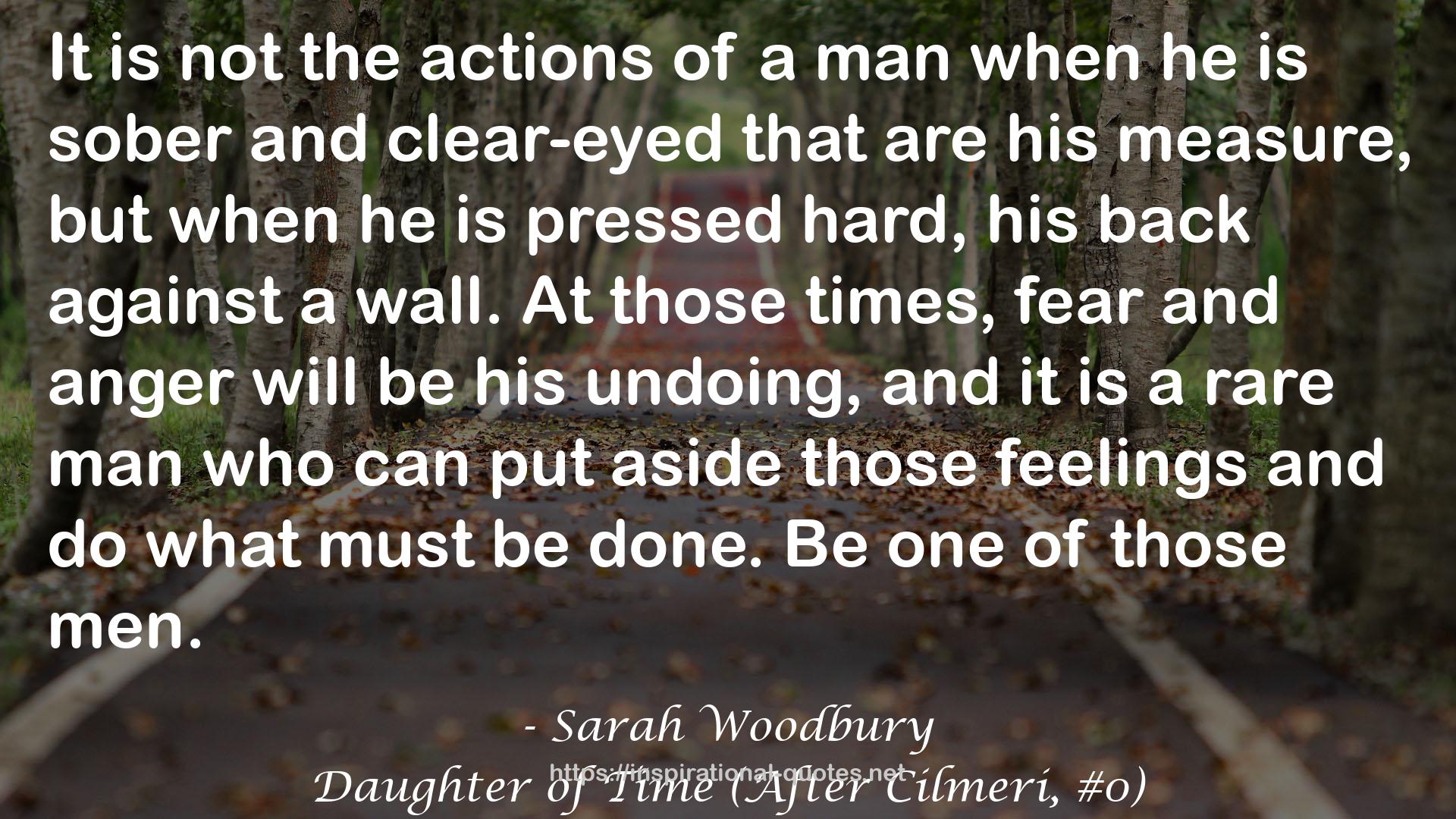Daughter of Time (After Cilmeri, #0) QUOTES