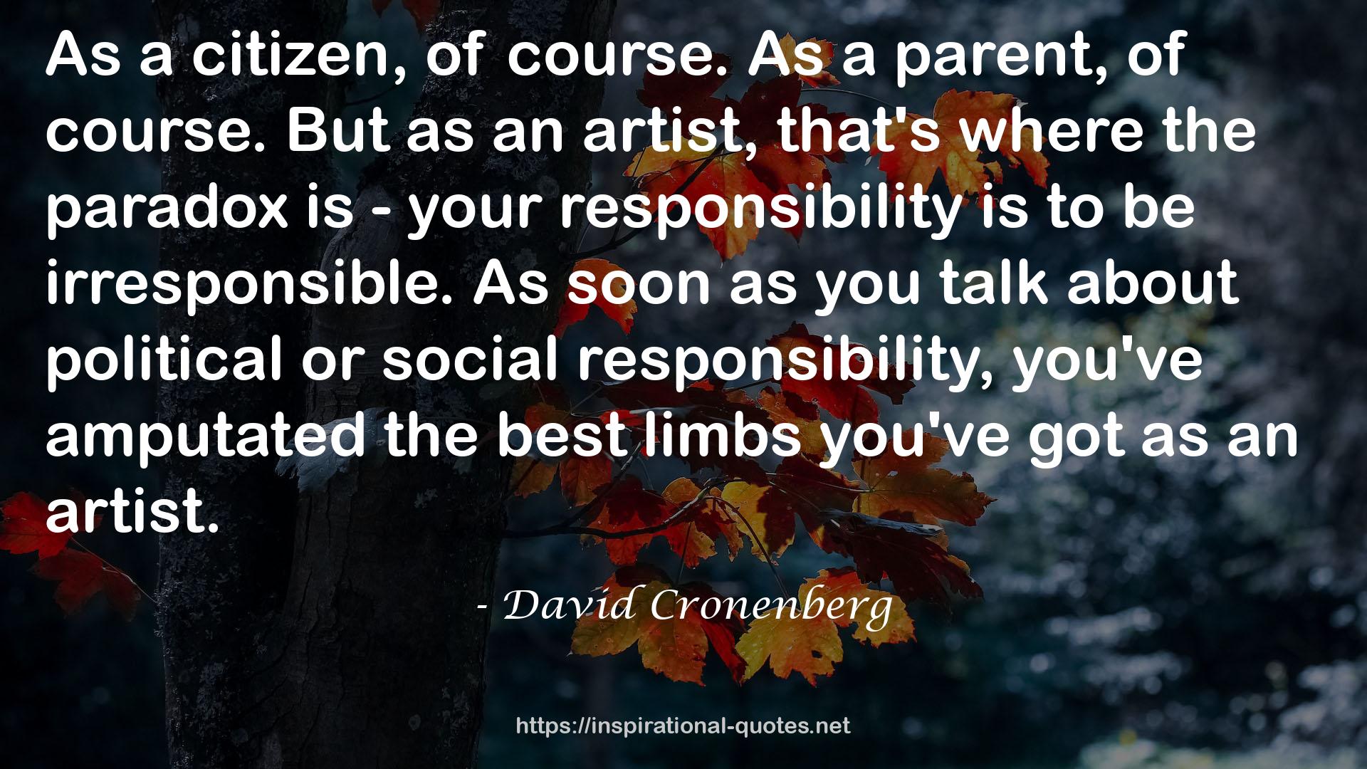 David Cronenberg QUOTES