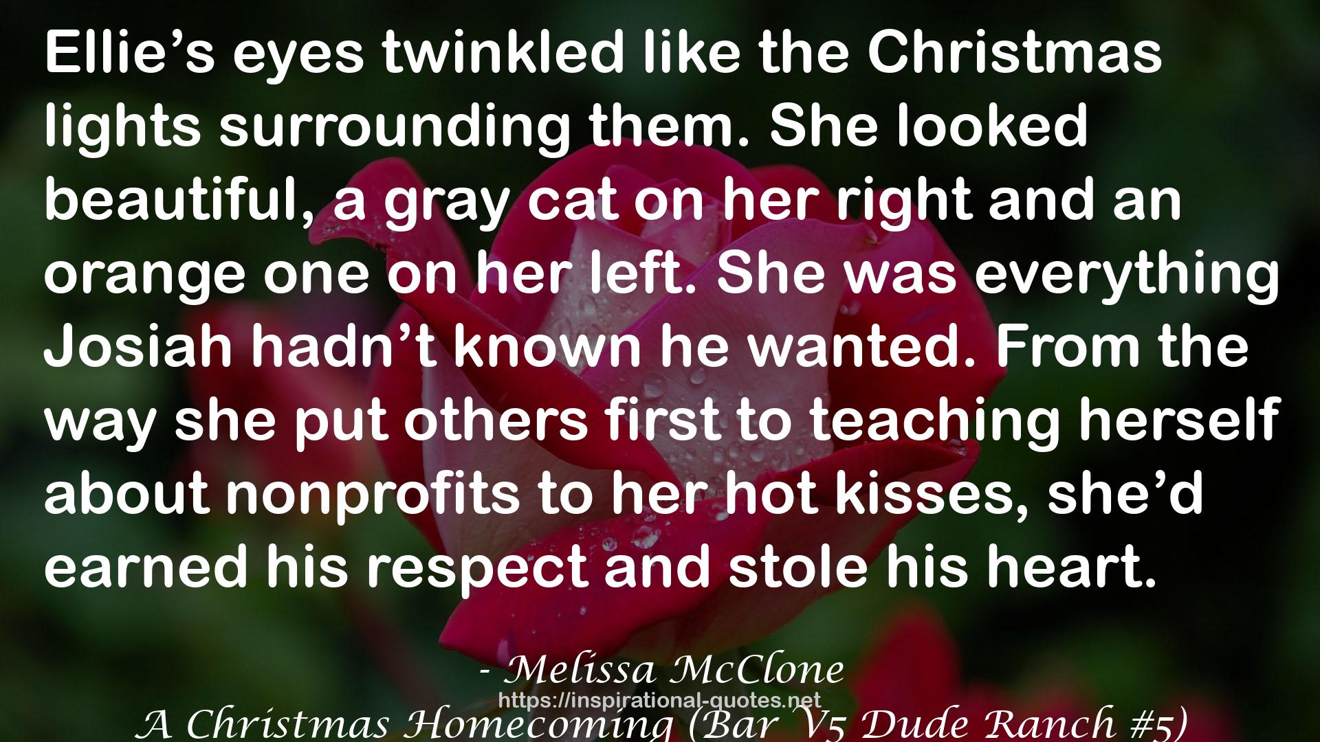 A Christmas Homecoming (Bar V5 Dude Ranch #5) QUOTES