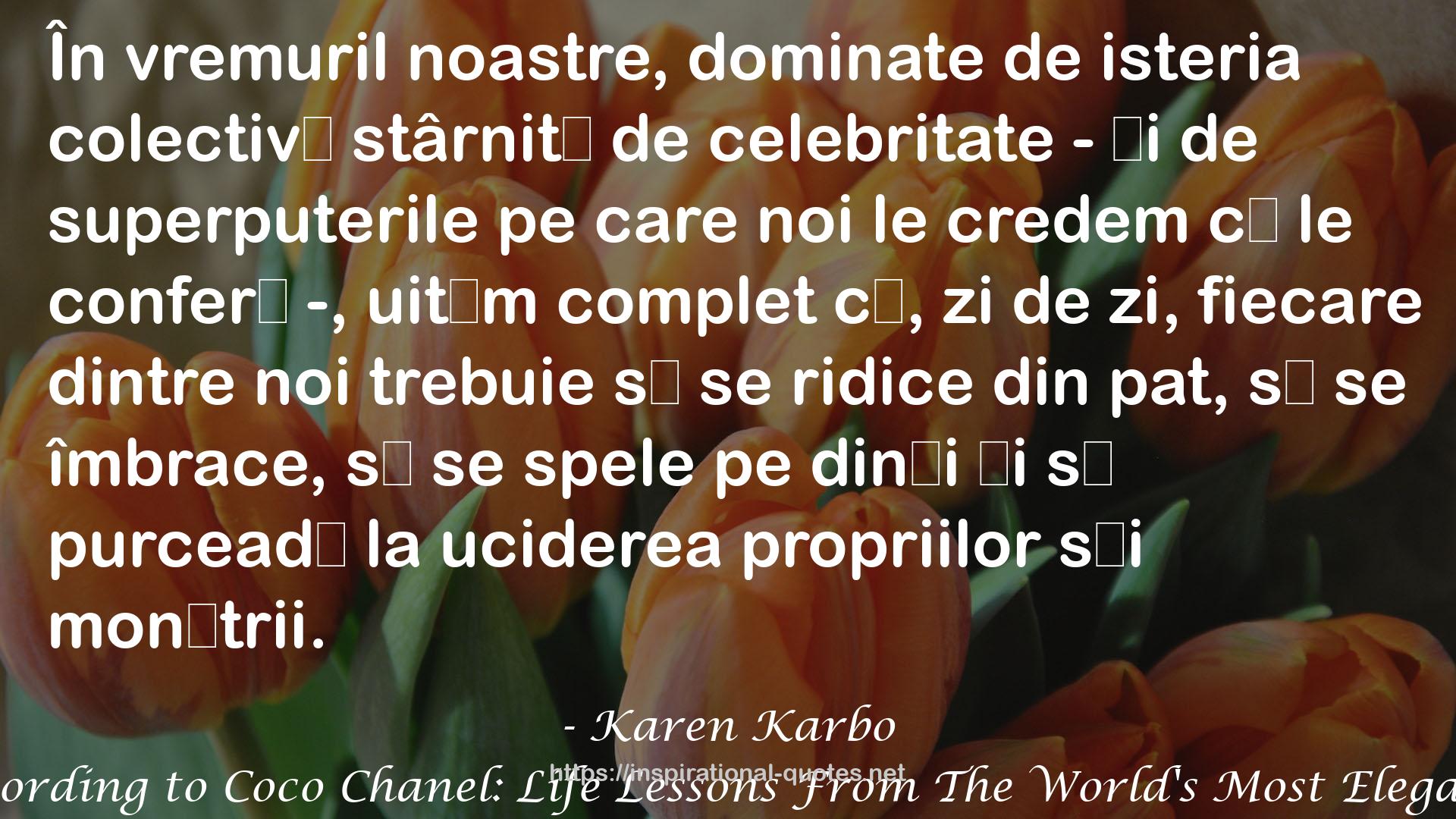 Karen Karbo QUOTES