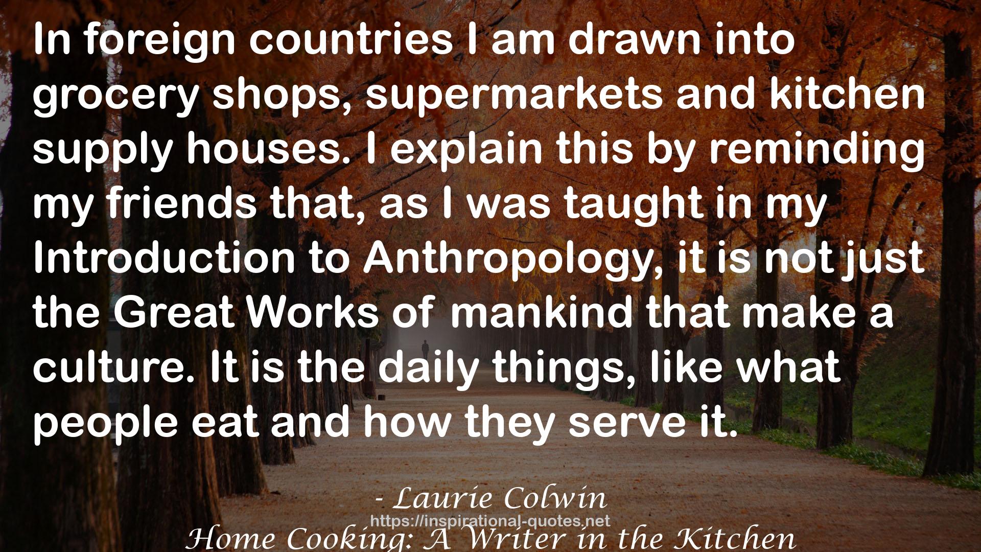 Laurie Colwin QUOTES