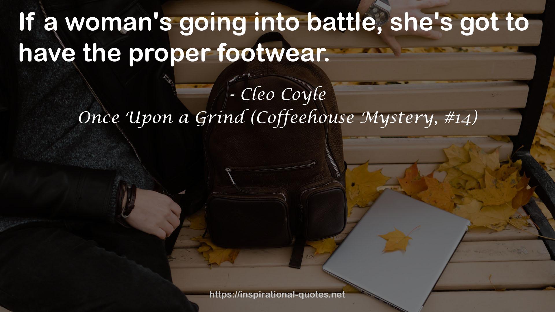 Once Upon a Grind (Coffeehouse Mystery, #14) QUOTES