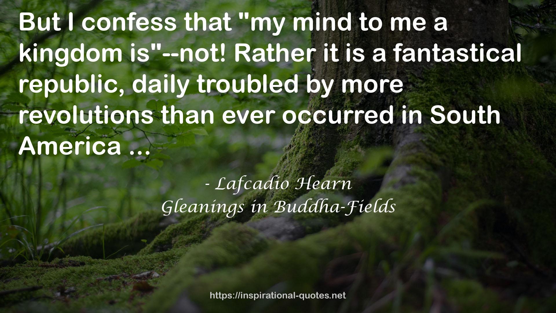 Gleanings in Buddha-Fields QUOTES