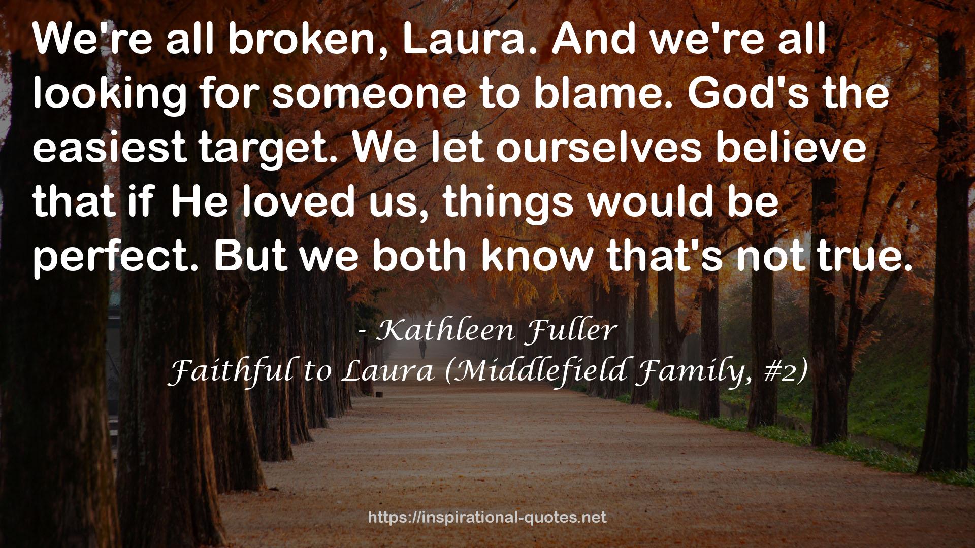 Faithful to Laura (Middlefield Family, #2) QUOTES
