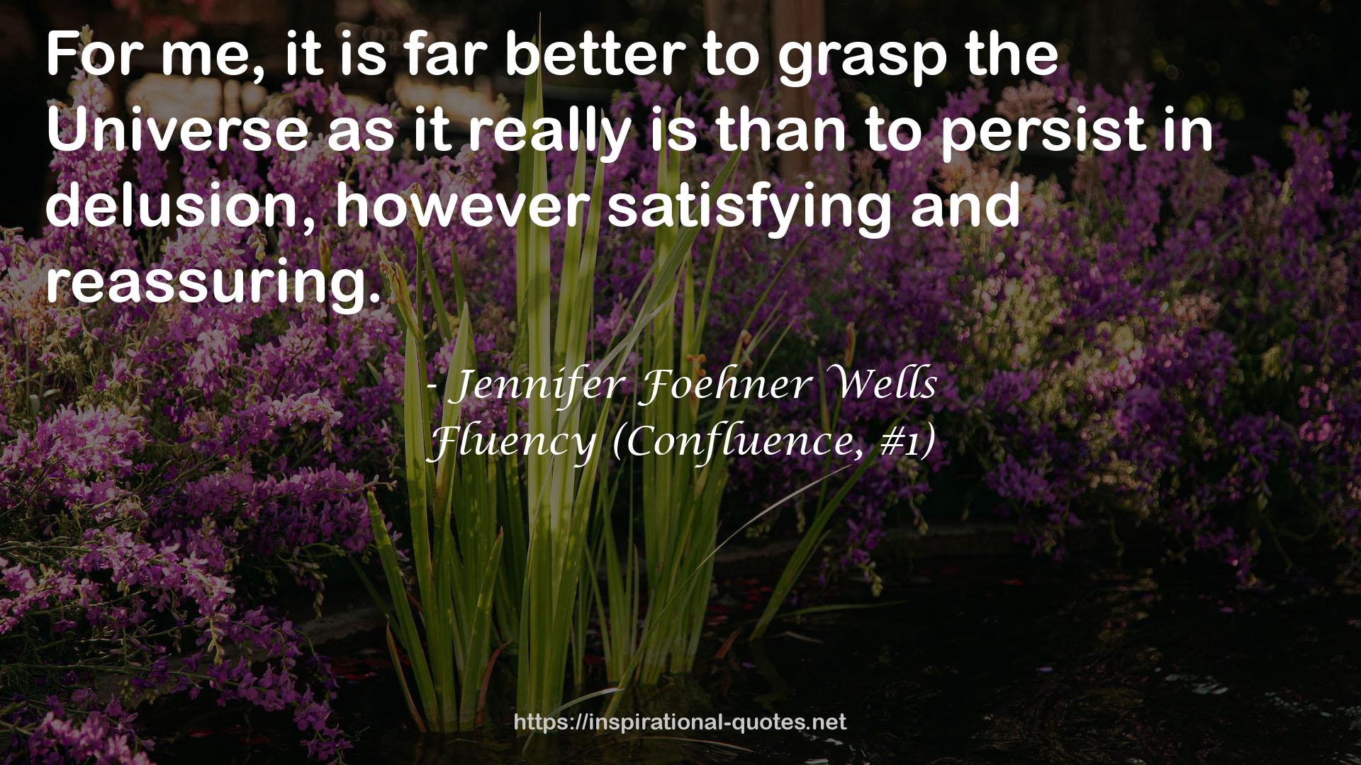 Jennifer Foehner Wells QUOTES