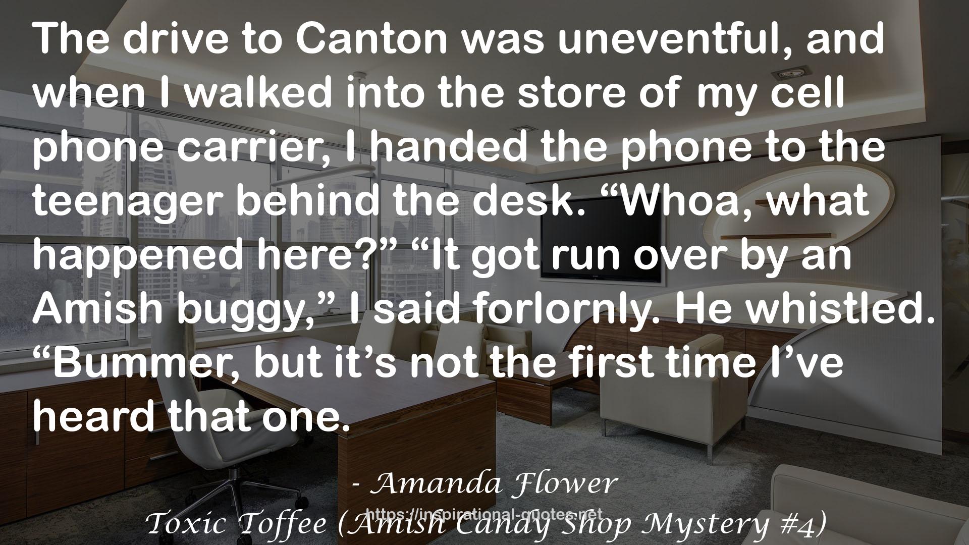 Toxic Toffee (Amish Candy Shop Mystery #4) QUOTES