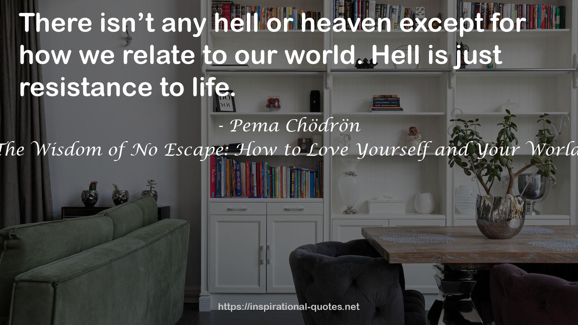 any hell  QUOTES