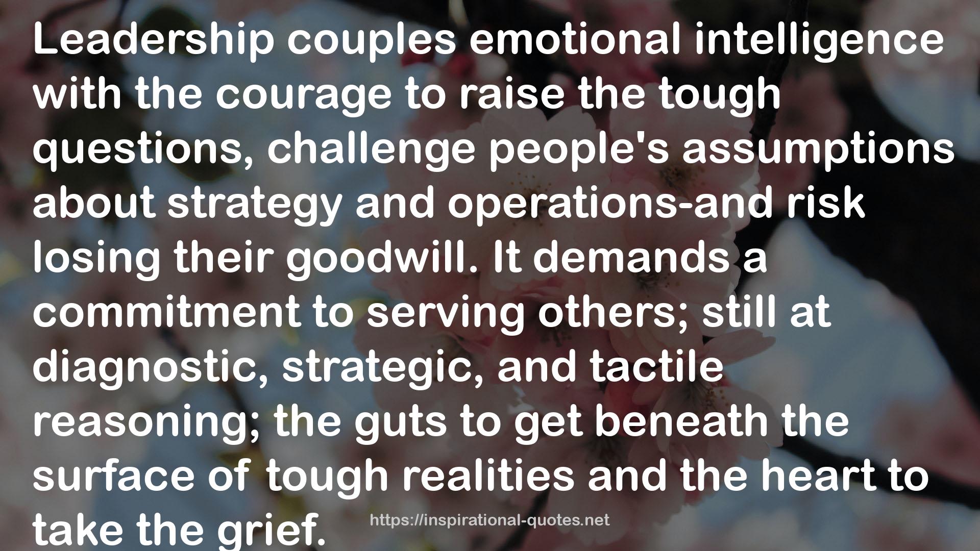 Emotional Intelligence The Essential Ingredient to Success HBR OnPoint Magazine QUOTES